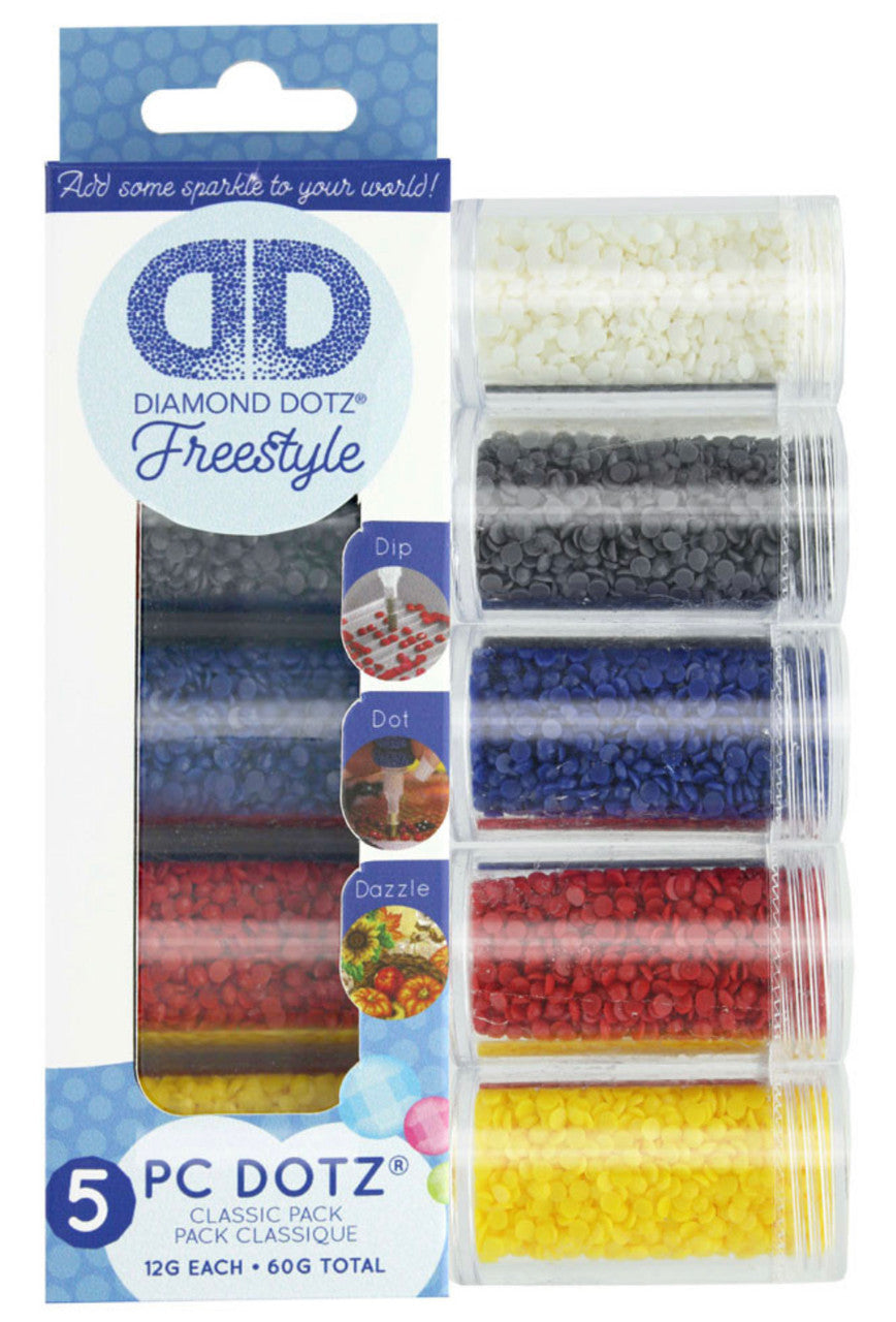 Diamond Dotz Freestyle Sampler Pack 5 Piece Classics