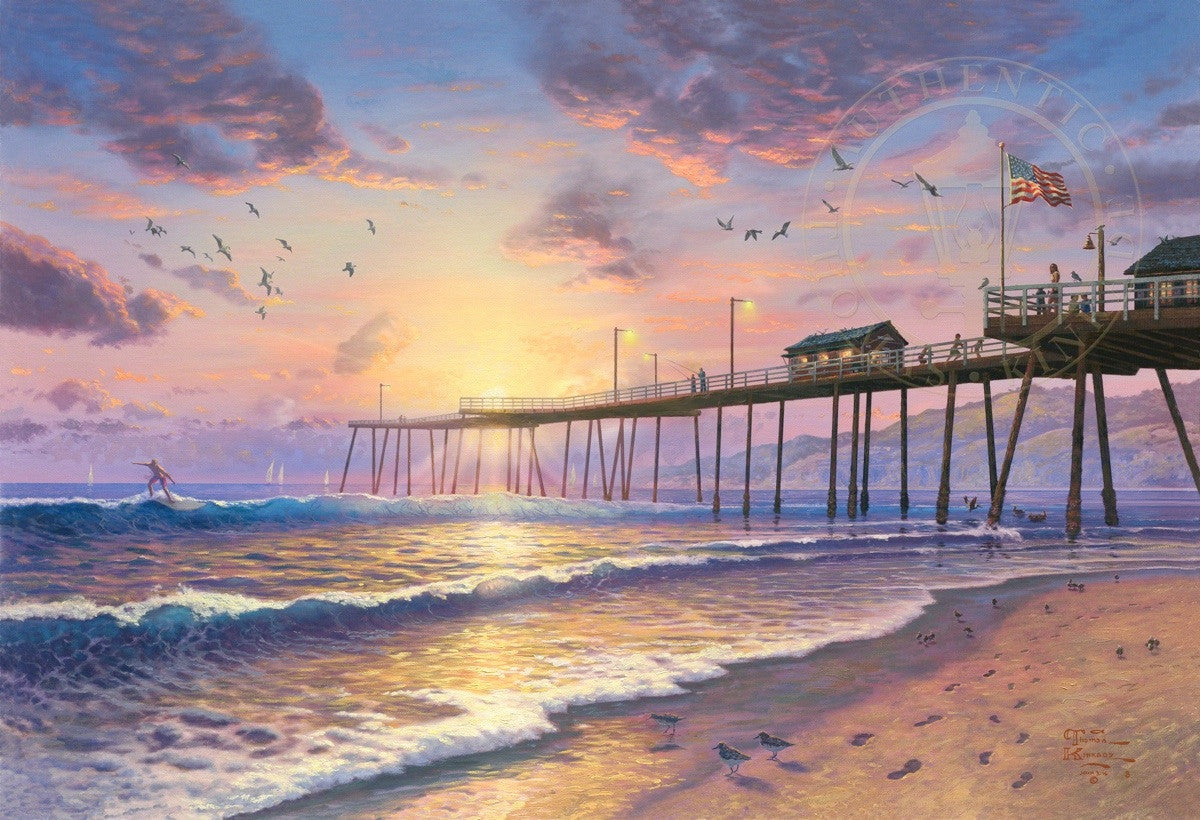 Diamond Dotz Thomas Kinkade Footprints in the Sand