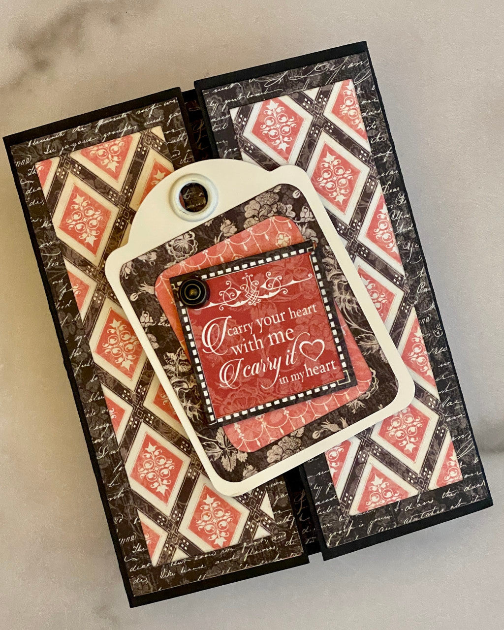 Graphic 45 Mon Amour Romantic Card Set Monthly Project Volume 12/2022