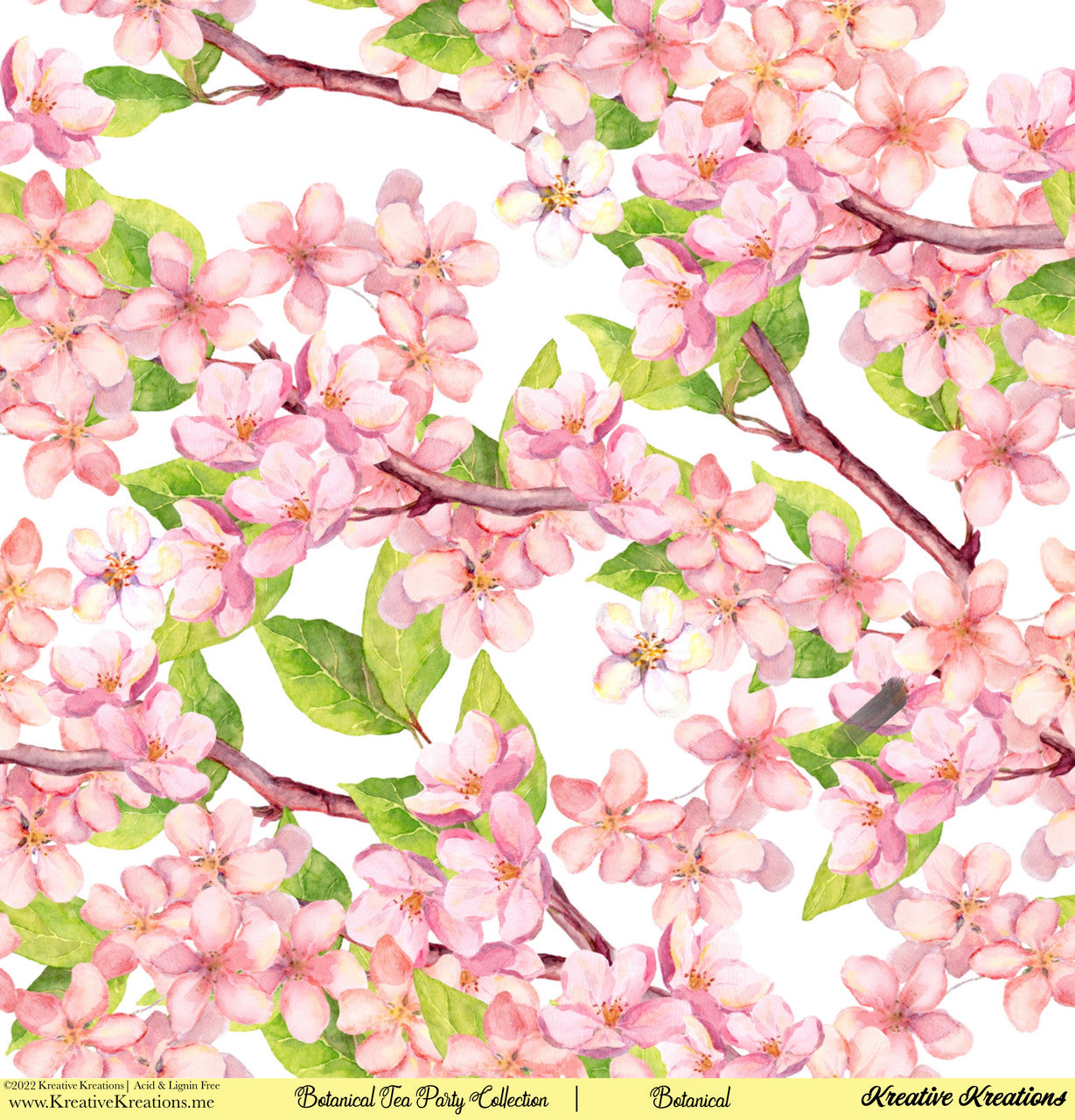 Kreative Kreations Botanical Tea Party 12” x 12” Paper Collection