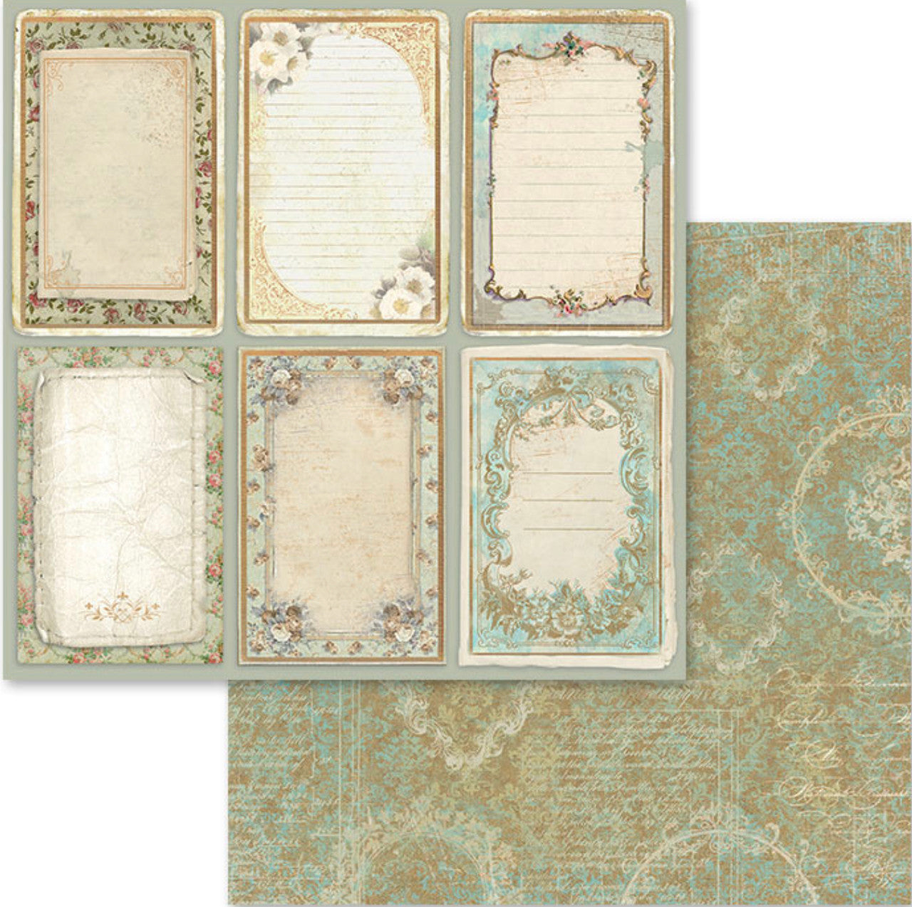 Paquete de papel precioso Stamperia 12" x 12"