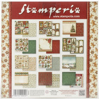 Stamperia Christmas Vintage Paper Pack 8” x 8”