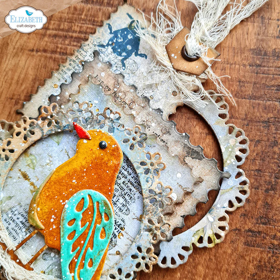 Elizabeth Craft Designs Juego de troqueles para tapetes pequeños Everyday Elements