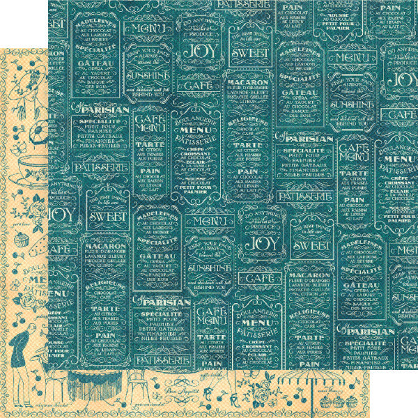 Graphic 45 Cafe Parisian 30 x 30 cm Deluxe Collector's Edition