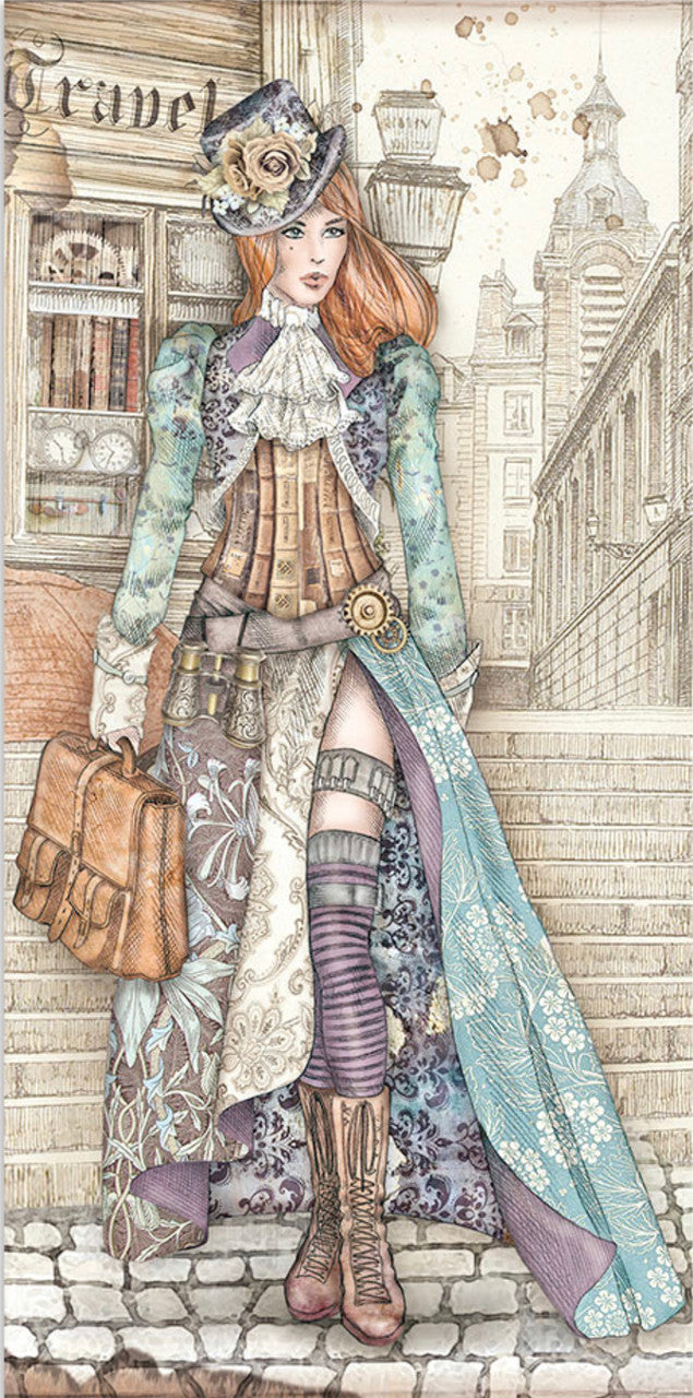 Stamperia (6"x12") dubbelzijdig papierpakket - Lady Vagabond Lifestyle