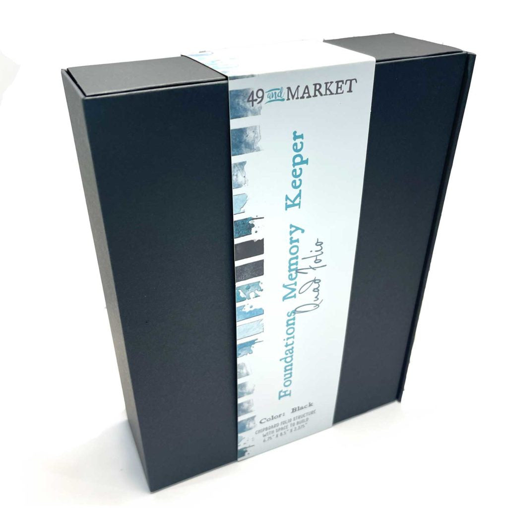 49 & Market Foundations Memory Keeper Quad Folio - Black