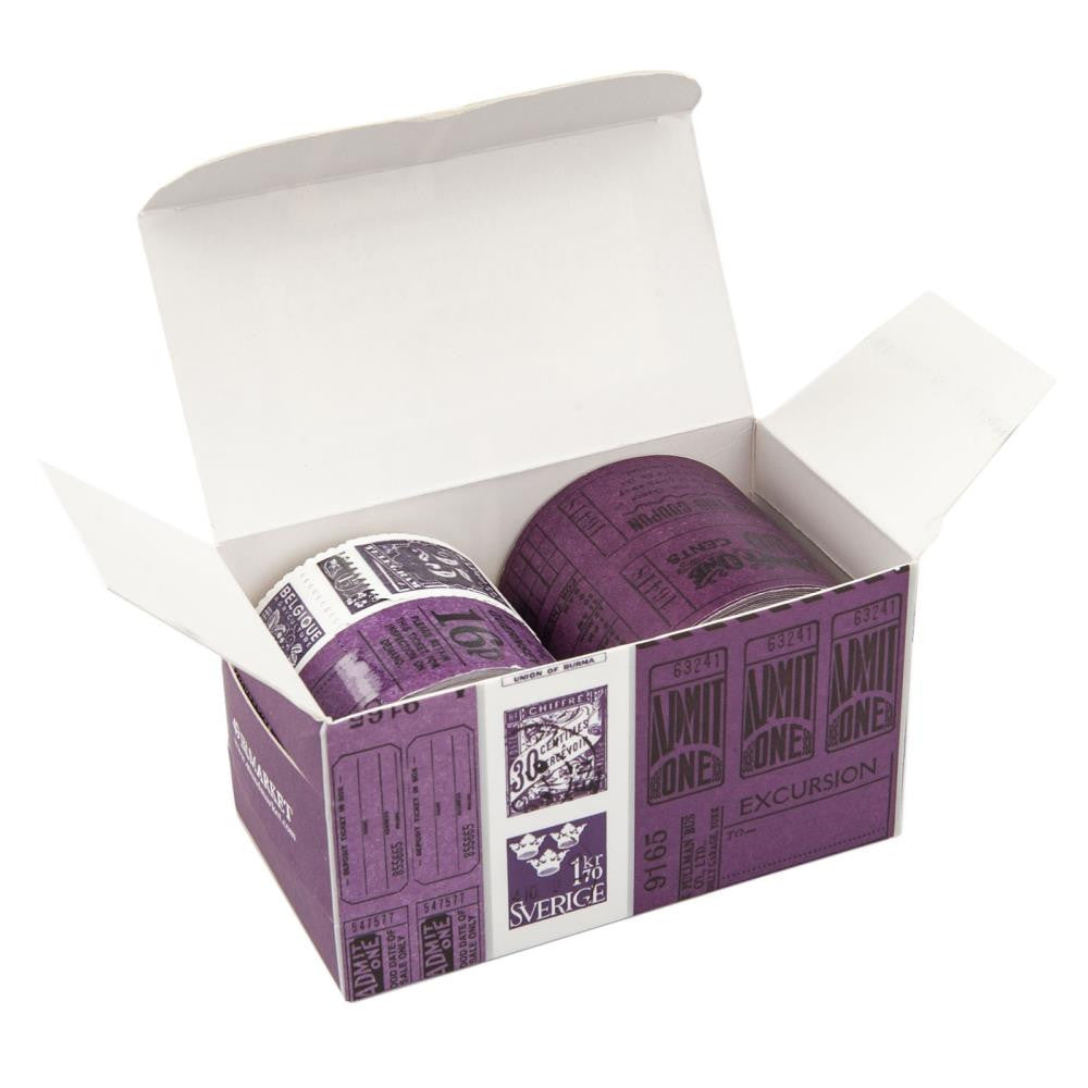 49 & Market Vintage Bits Ticket Essentials - Eggplant