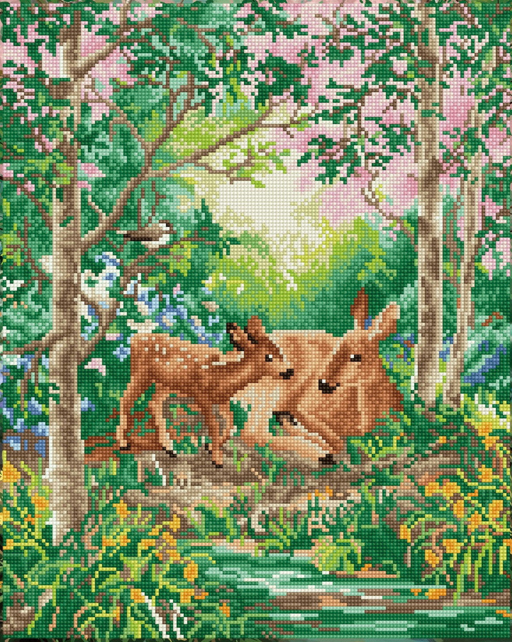 Diamond Dotz Doe & Her Fawn