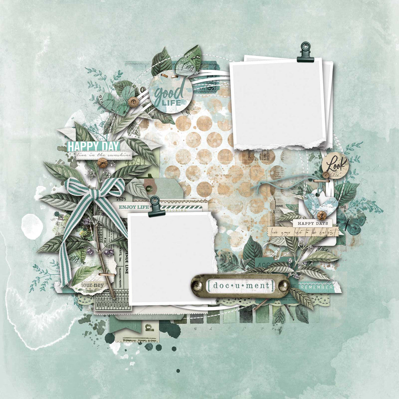 49 and Market Vintage Artistry Tranquility Ultimate Page Kit