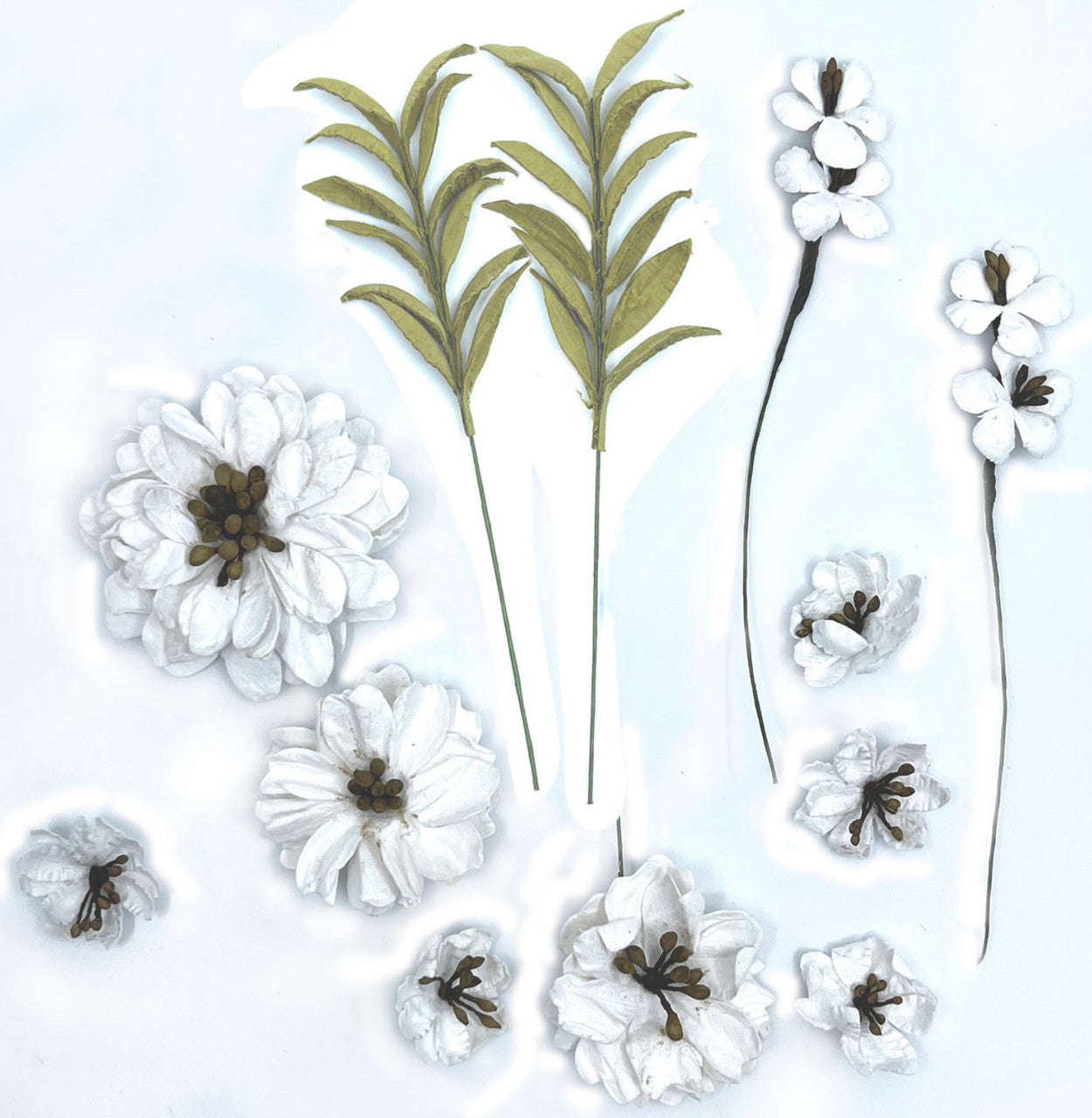 49 en markt rustieke boeketbloemen - witte reiger