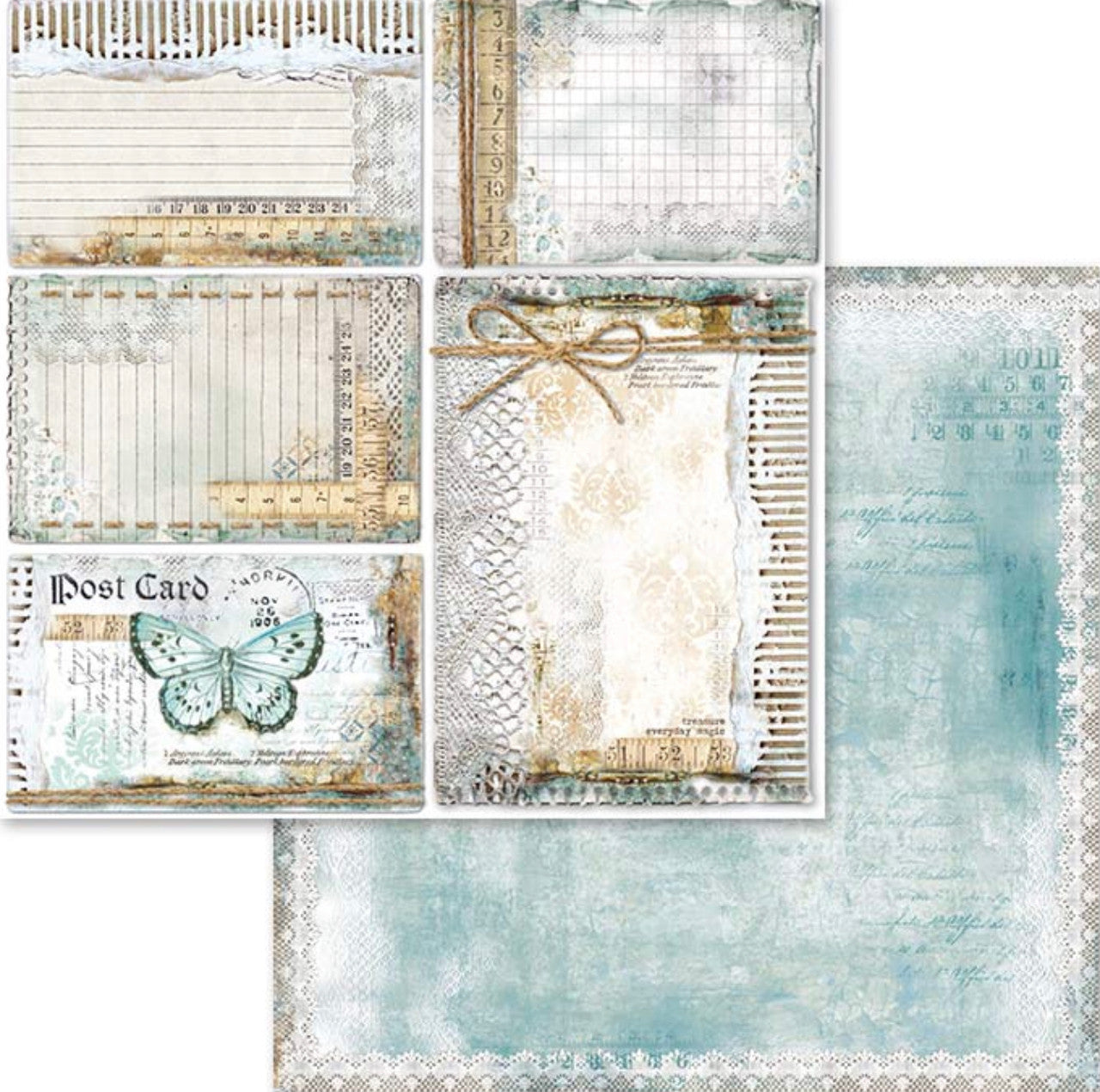 Colección de papel Stamperia Atelier 12” x 12”