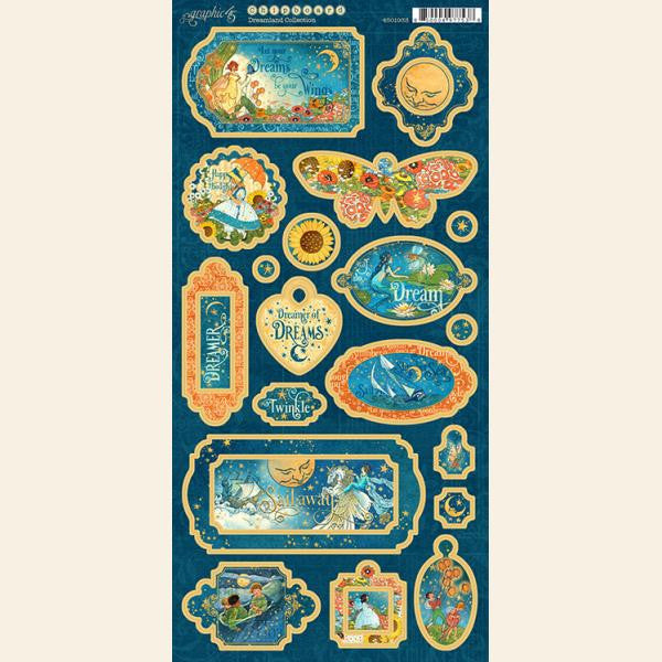 Grafische 45 Dreamland-spaanplaat