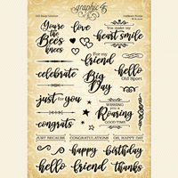 Graphic 45 Sentiment Stamps