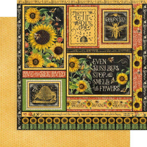 Graphic 45 Let it Bee 12” x 12” Collection Pack