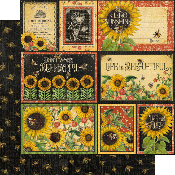 Graphic 45 Let it Bee 12” x 12” Collection Pack