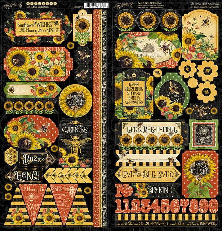 Graphic 45 Let it Bee 12” x 12” Collection Pack