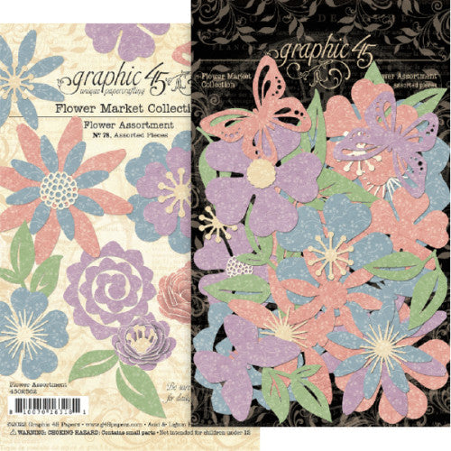 Graphic 45 Flower Market Flower Assortment