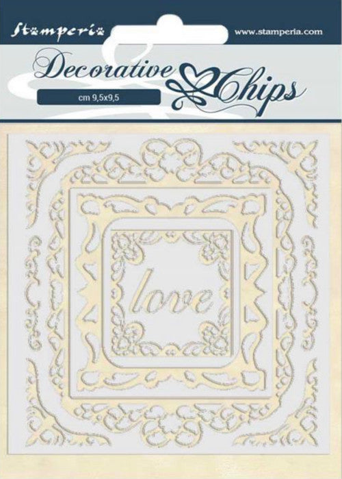 Fichas decorativas Stamperia - Atelier Des Arts Love Frames