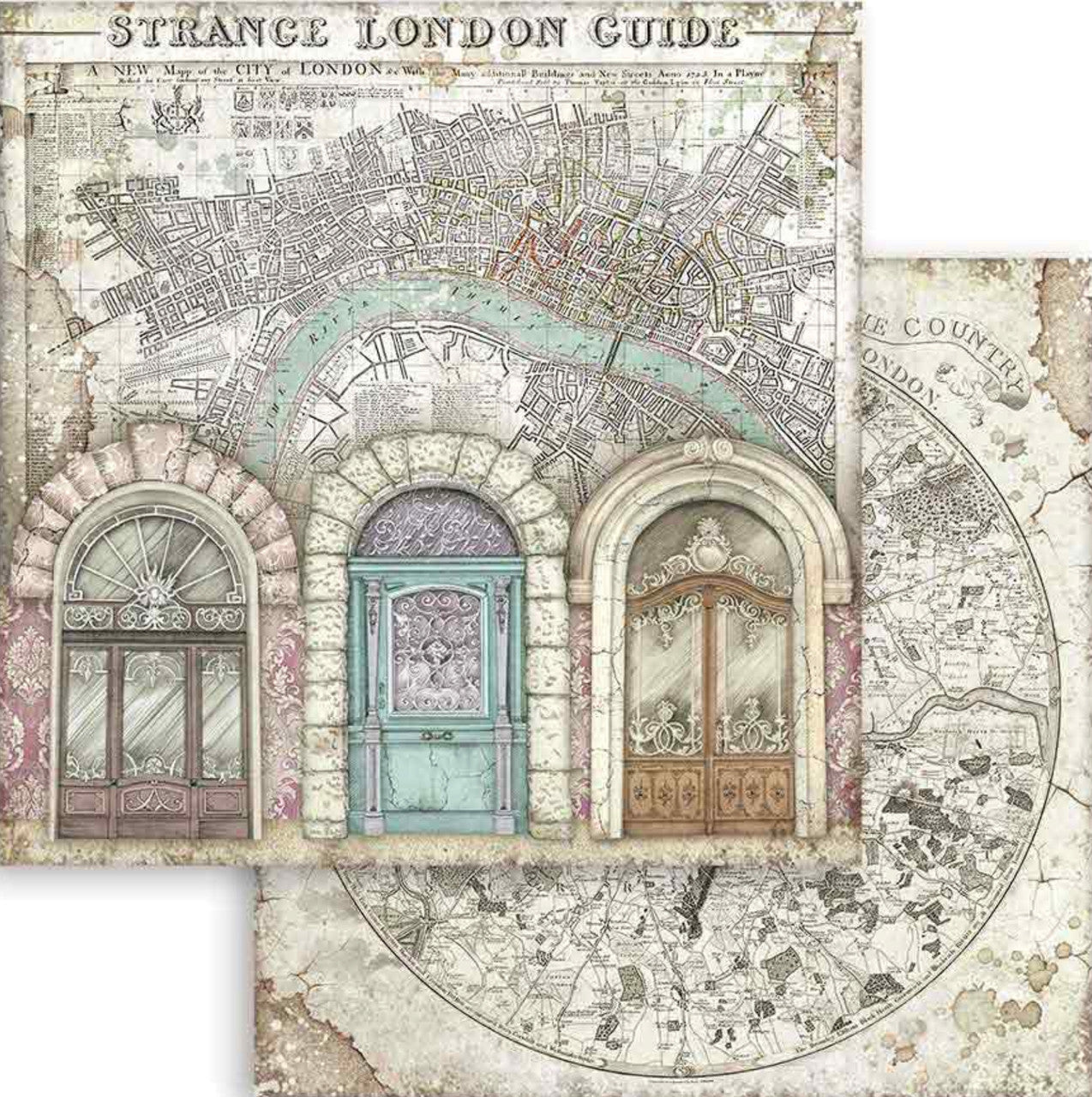 Stamperia Lady Vagabond 12” x 12” Paper Pack