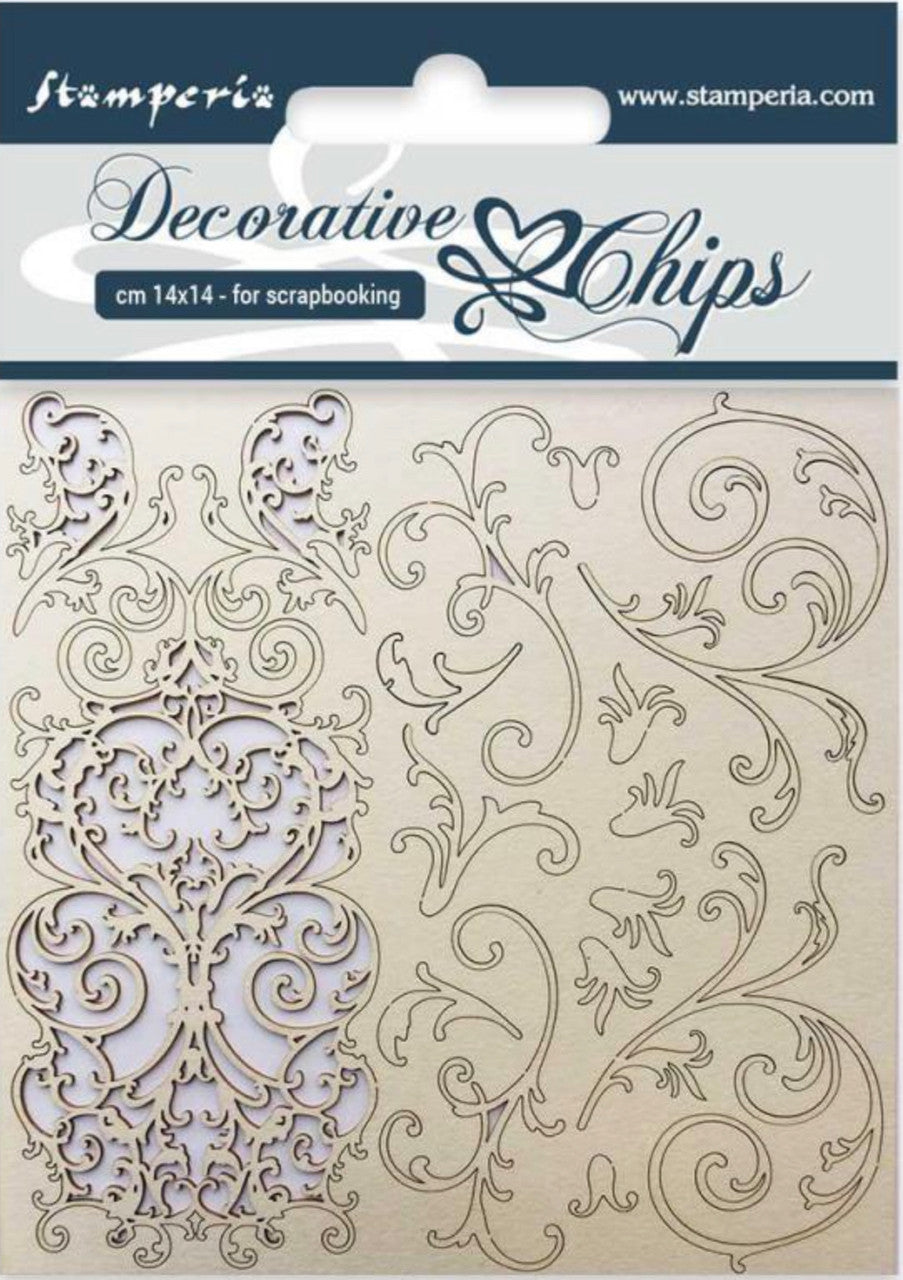 Fichas Decorativas Stamperia Tela decorativa