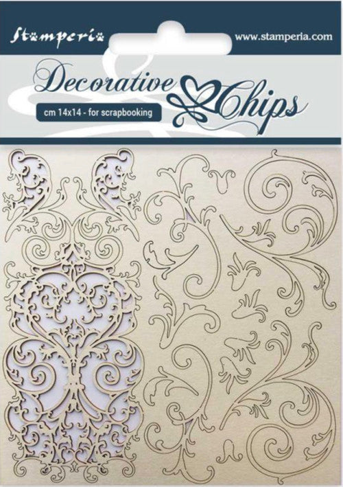 Fichas Decorativas Stamperia Tela decorativa
