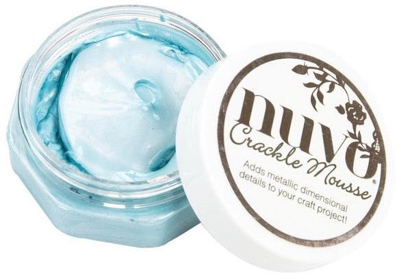 Nuvo Crackle Mousse Celeste Azul