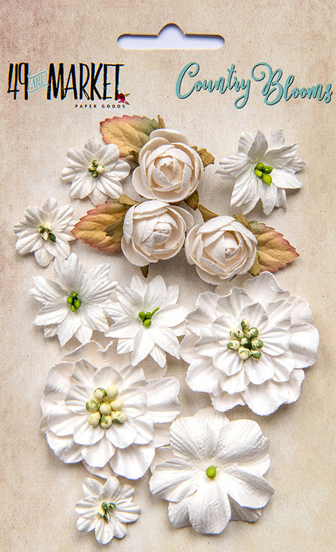 49 y Market Country florece flores de nubes