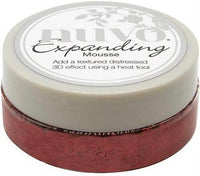 Nuvo Embellishment Expanding Mousse Red Leather