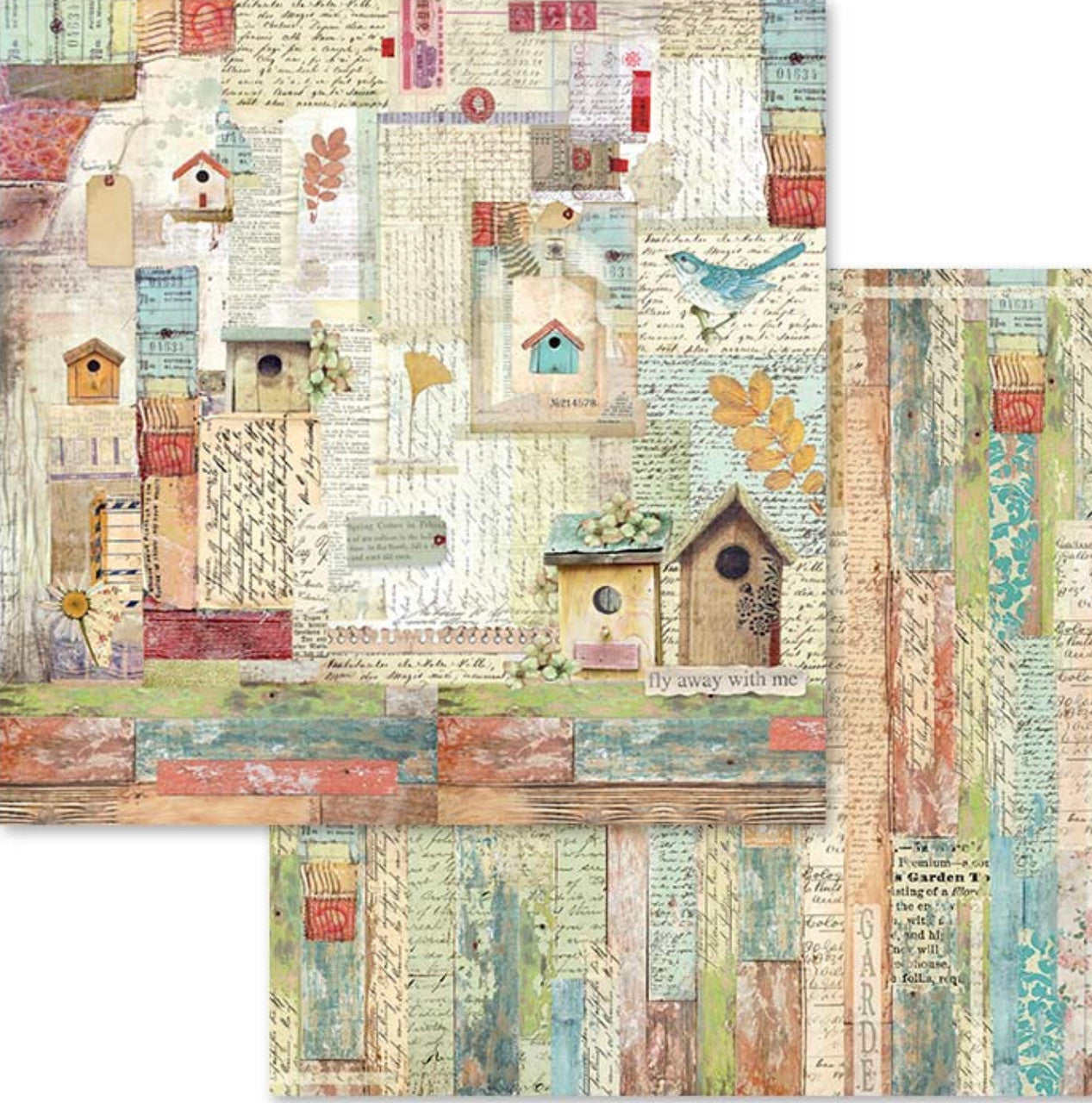 Stamperia Garden Paper Pack 12” x 12”