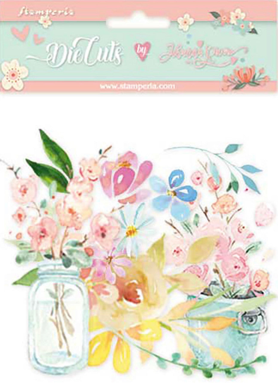 Stamperia Troqueles Círculo de Flores de Amor
