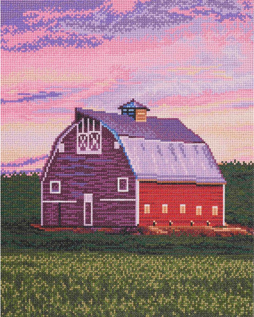 Diamond Art Red Barn
