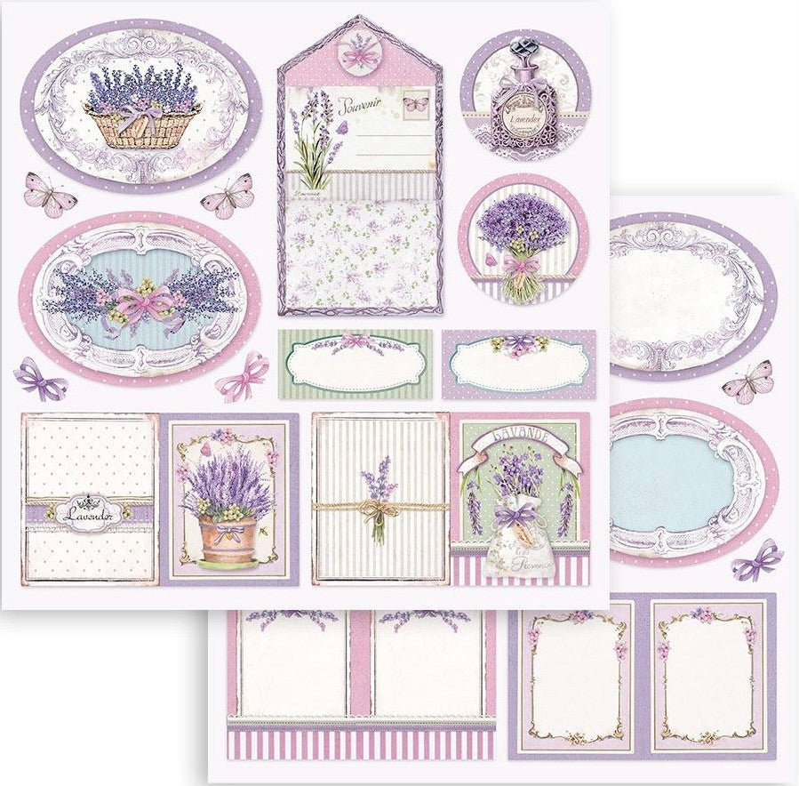 Stamperia Double Face 12” x 12” Paper Collection - Provence 2.0