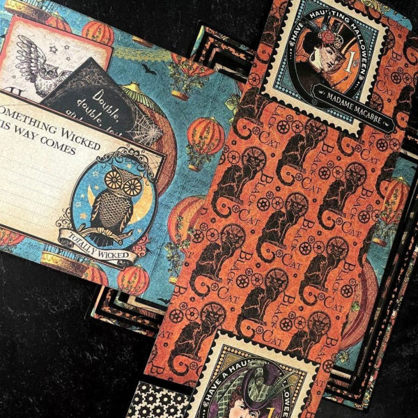 Gráfico 45 Hechizos Steampunk - Álbum piramidal interactivo
