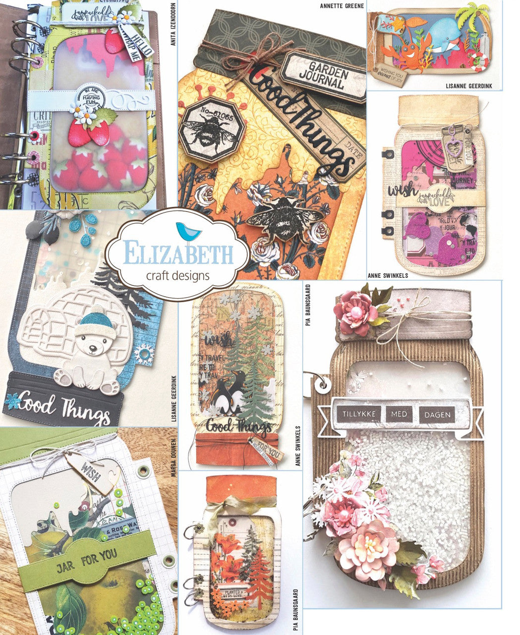 Elizabeth Craft Designs Mason Jar / Sneeuwbol speciale kit