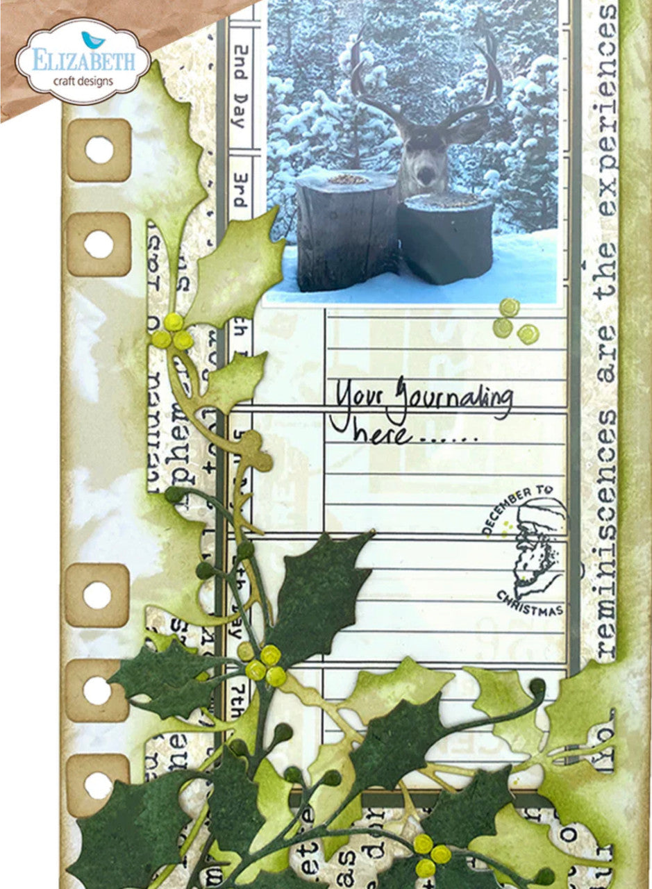 Elizabeth Craft Designs Cirkels met Sentiments-stempel