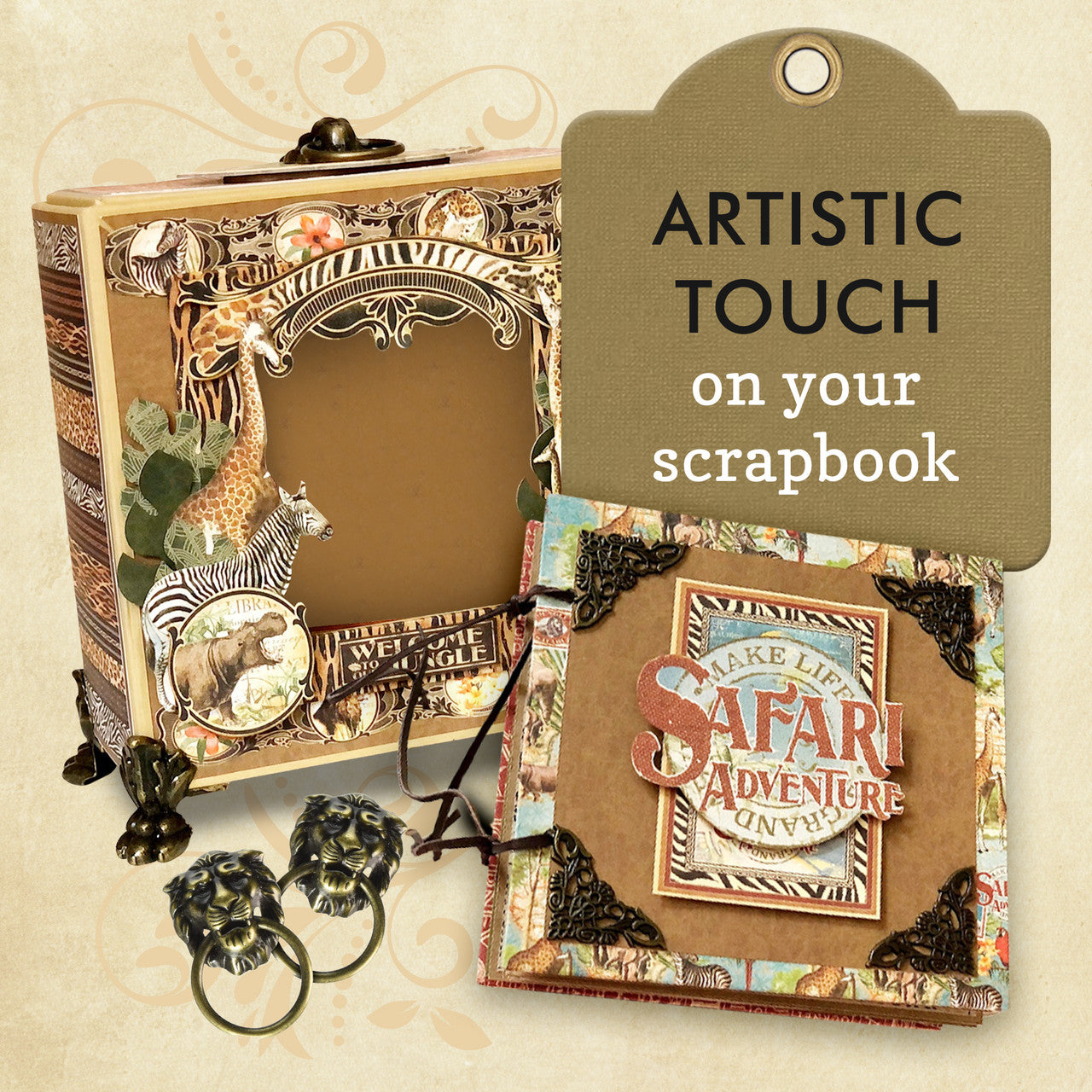 Graphic 45 Antique Brass Door Knockers - Kreative Kreations