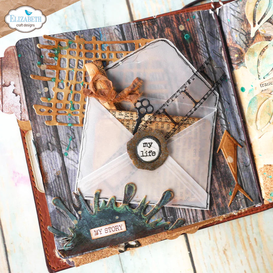 Elizabeth Craft Designs Art Journal Especiales de Devid Journal File XL 2
