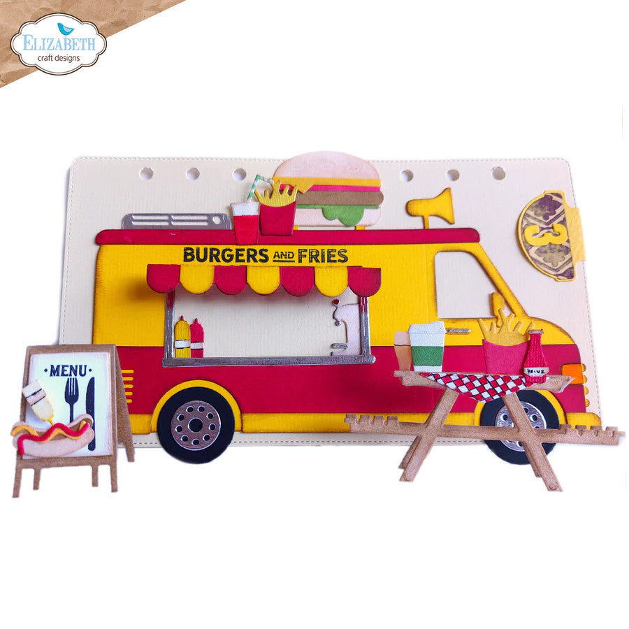 Elizabeth Craft Designs Food Truck Die Set 2012