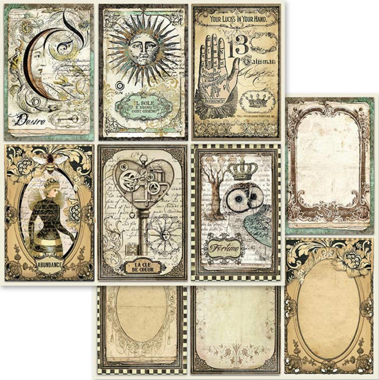 Stamperia Alchemy Paper Pack 12” x 12”