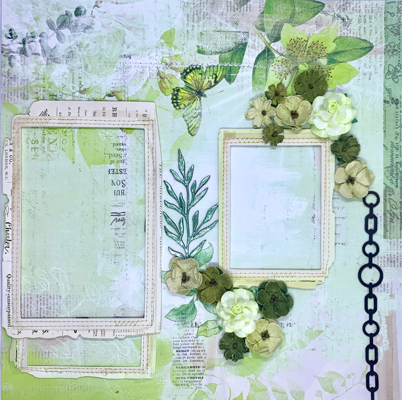 Spectrum Limeade lay-out van 2 pagina's