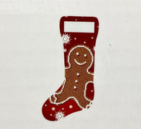 Diamond Dotz Gingerbread Man Stocking