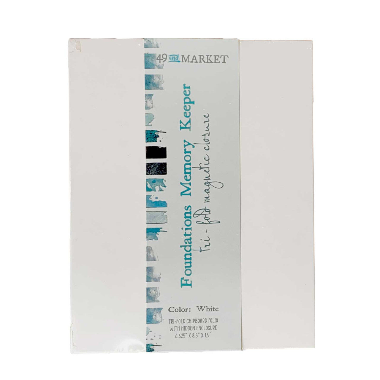 49 and Market Foundations Memory Keeper - White Tri-Fold Album