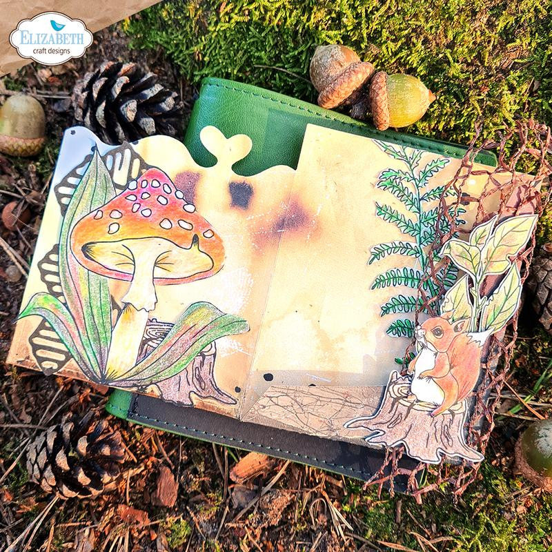 Elizabeth Craft Designs Juego de sellos Forest Friends