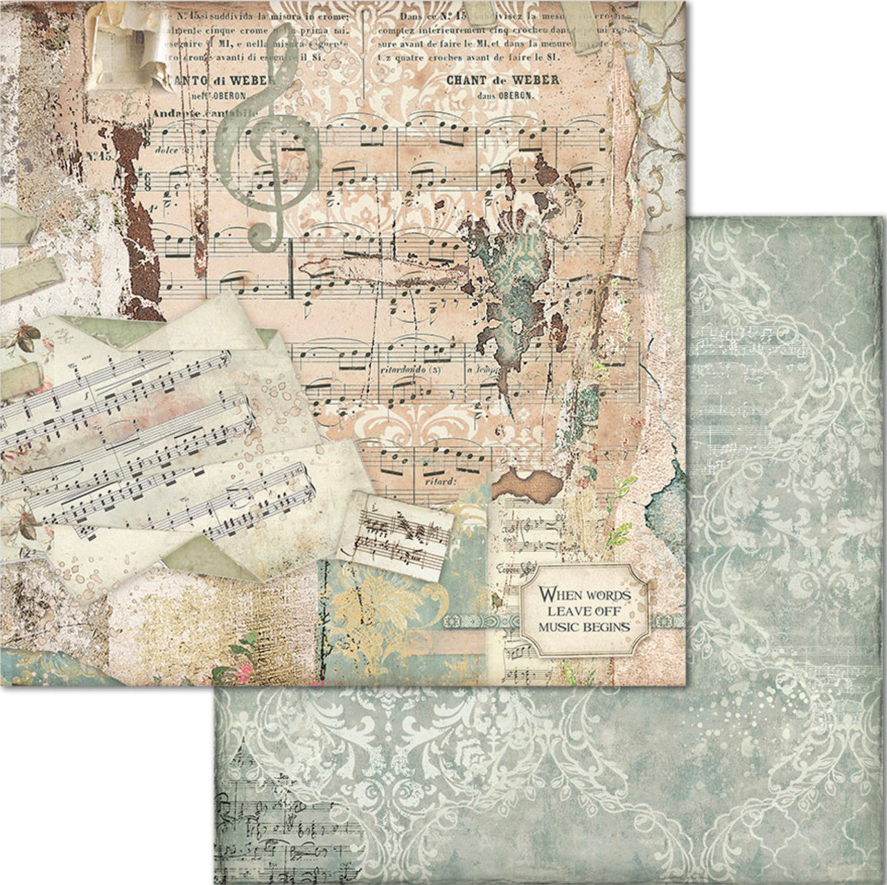 Stamperia Imagine Paper Pack 12” x 12”
