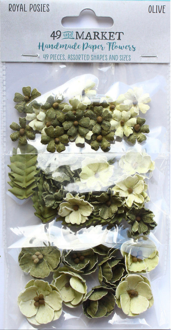 49 and Market Royal Posies Olive Flowers