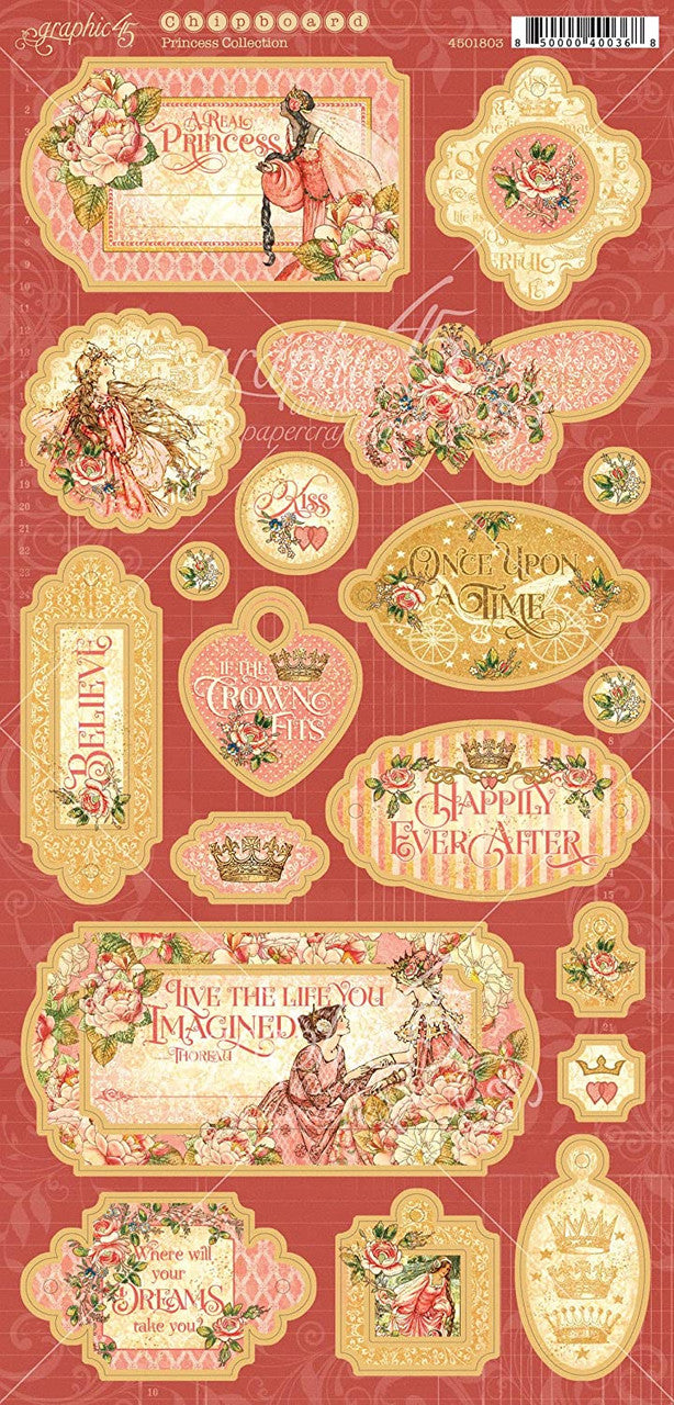 Grafische 45 Princess Collection spaanplaat