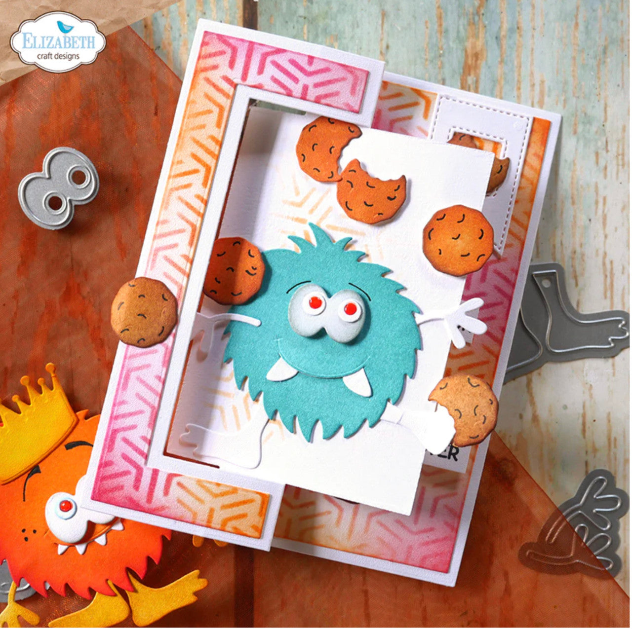 Elizabeth Craft Designs Juego de troqueles Monster 1