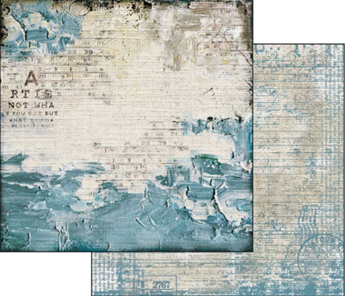 Paquete de papel Stamperia Blues 12" x 12"
