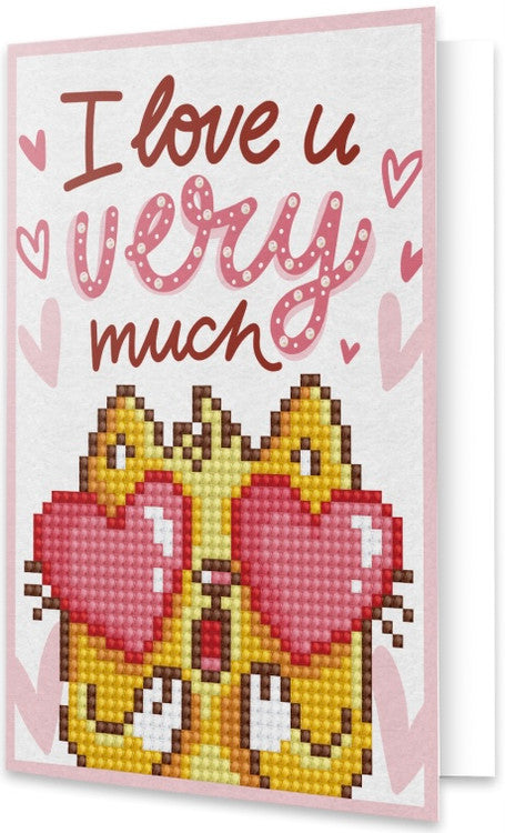 Diamond Dotz te amo Tarjetas de felicitación