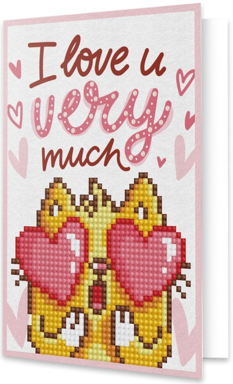 Diamond Dotz Love You Greeting Card